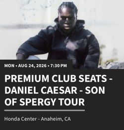 Daniel Caesar Premium Ticket - Anaheim