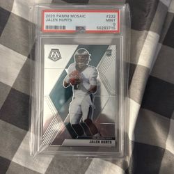 Jalen Hurts PSA 9 Rookie Card