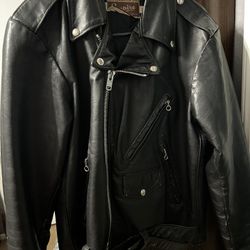 Biker Style Leather Jacket
