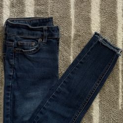 Wild Fable Distressed Skinny Blue Denim Jeans Women Medium Wash