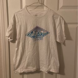 Womens Vans Cropped Tee