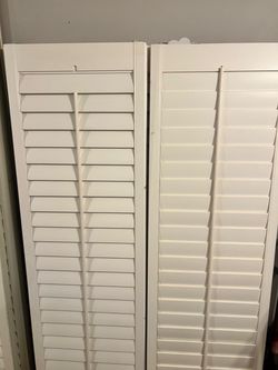 Plantation shutters