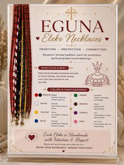 OJO bracelets/ Eguna Eleke necklaces