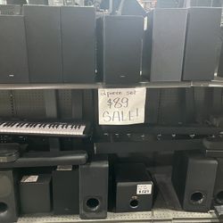 Samsung, Yamaha, Sony 2pc Set (soundbar And Subwoofer)