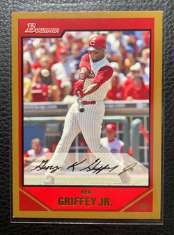 2007 Ken Griffey Jr. Bowman Gold #85 HOF