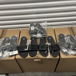 NEW Shade & Shore Black Sandals Size 12 **5 available****$3 Each Pair Or Take All For $10**