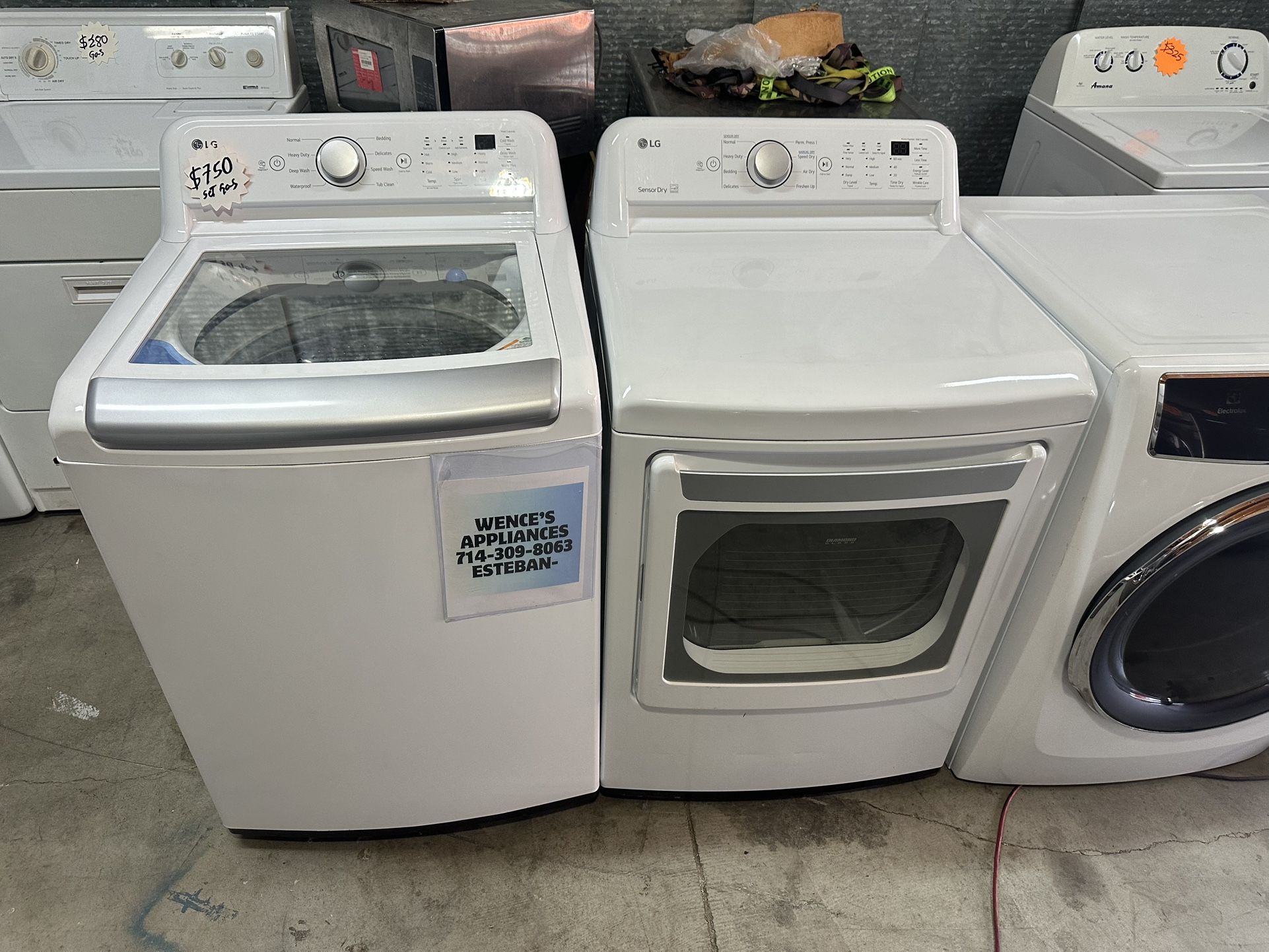 LG Washer And Gas Dryer Set