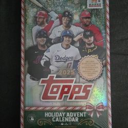 2025 Topps Baseball Holiday Advent Calendar 