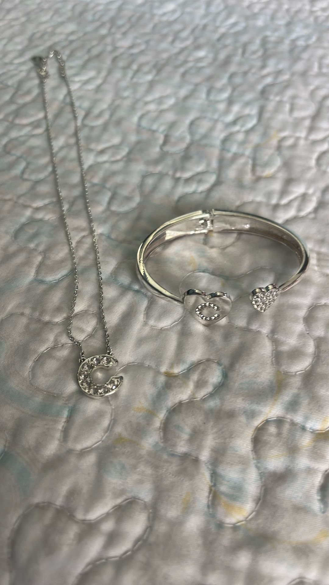 C Necklace And Bracelet