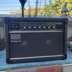 Roland Jc 22 Chorus Amp With Cover 