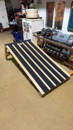 Kids monster truck ramp wood