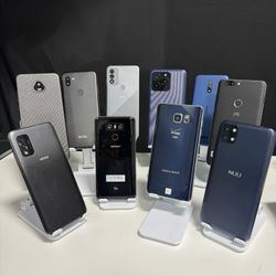 10x Smartphones Unlocked - Samsung - LG- Nuu  - Nokia- Wiko- Orbic Desbloqueado - Bundle Lot