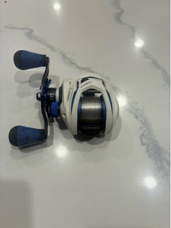 lews custom inshore reel left handed