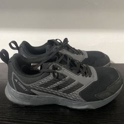 Adidas Terrex Tracefinder 2 Men’s 10.5 Trail Running Hiking Shoes Black Gray – E