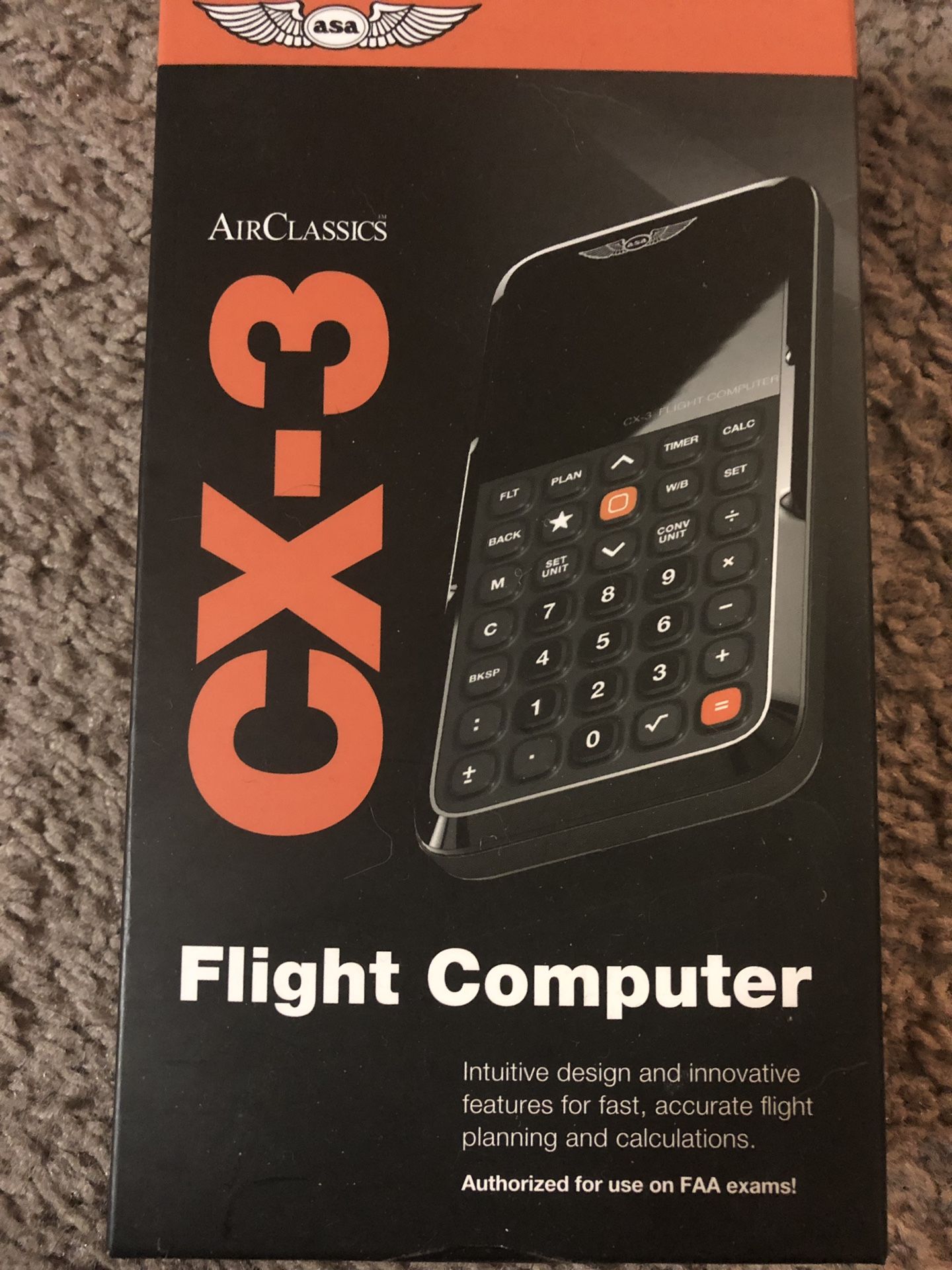 Cx3 flight computer used once