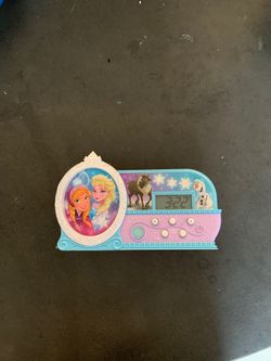 Frozen Night Glow Alarm Clock