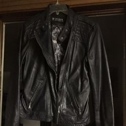 Jacket Leather For Women’s Brand Guess Size XL