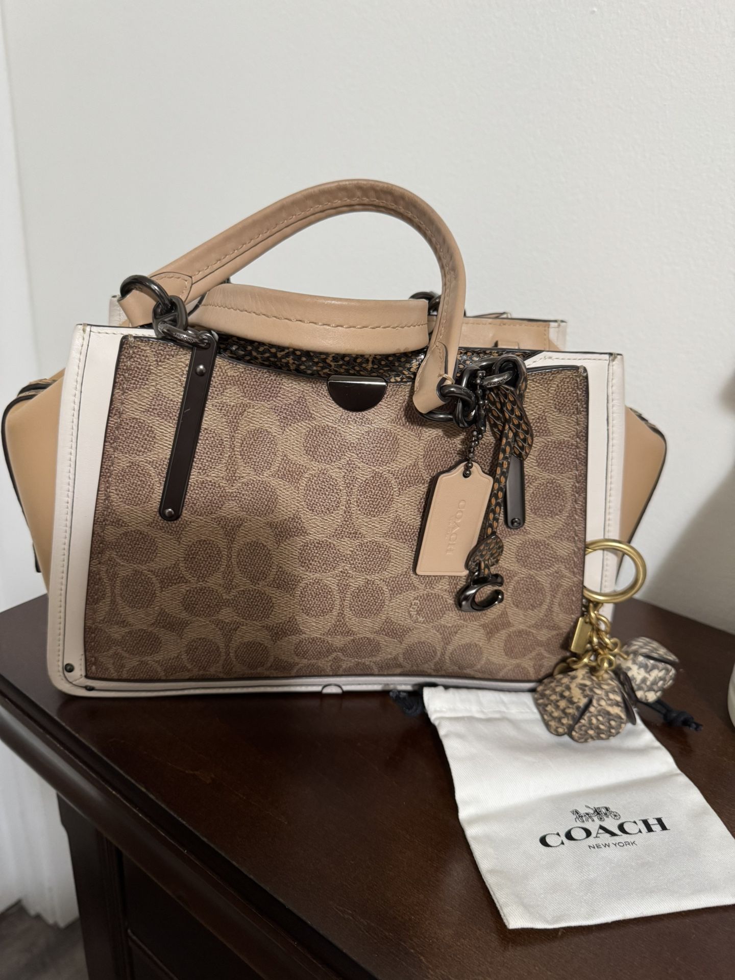 Authentic Coach Dreamer Bag With Charm