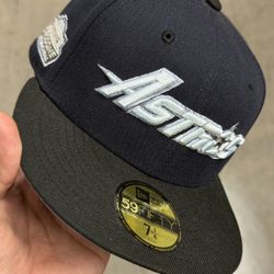 HOUSTON ASTROS NEW ERA FITTED HAT SIZE SZ 7-1/4