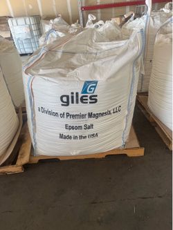 Pharmaceutical Grade Epson Salt 2000lb bags