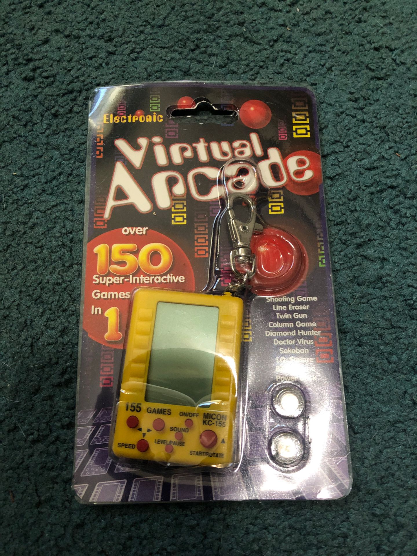 Electronic Virtual Arcade Key Chain Game