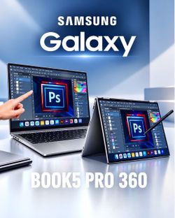 ⭐️ 16” Samsung Galaxy Book5 Pro 360 | 2-in-1 Touchscreen Laptop Bundle - Wireless Keyboard & Mouse | S-Pen | 3K Display Book 5 Pro 360 | Brand New  Co