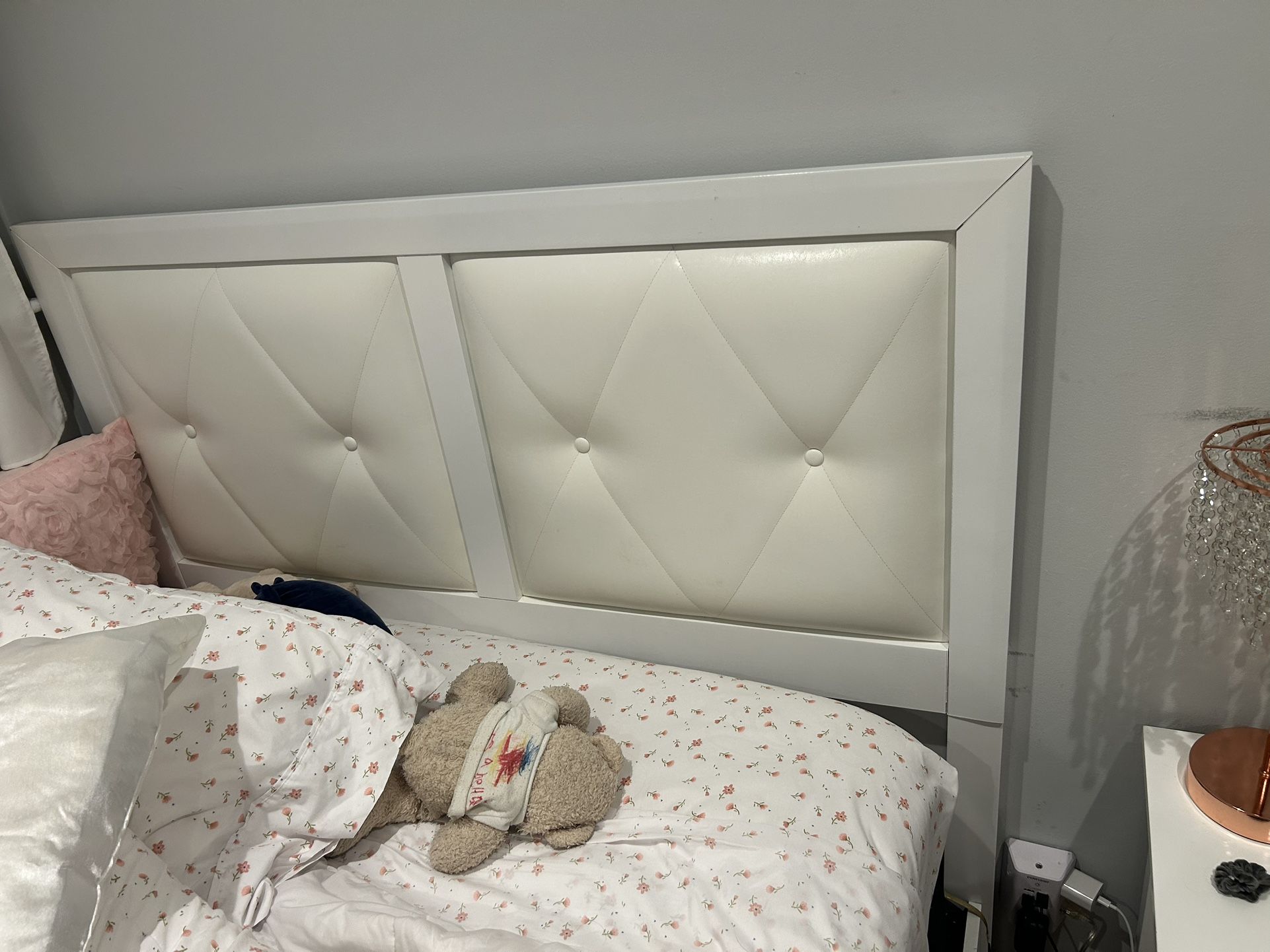 Bed Frame And Headboard White