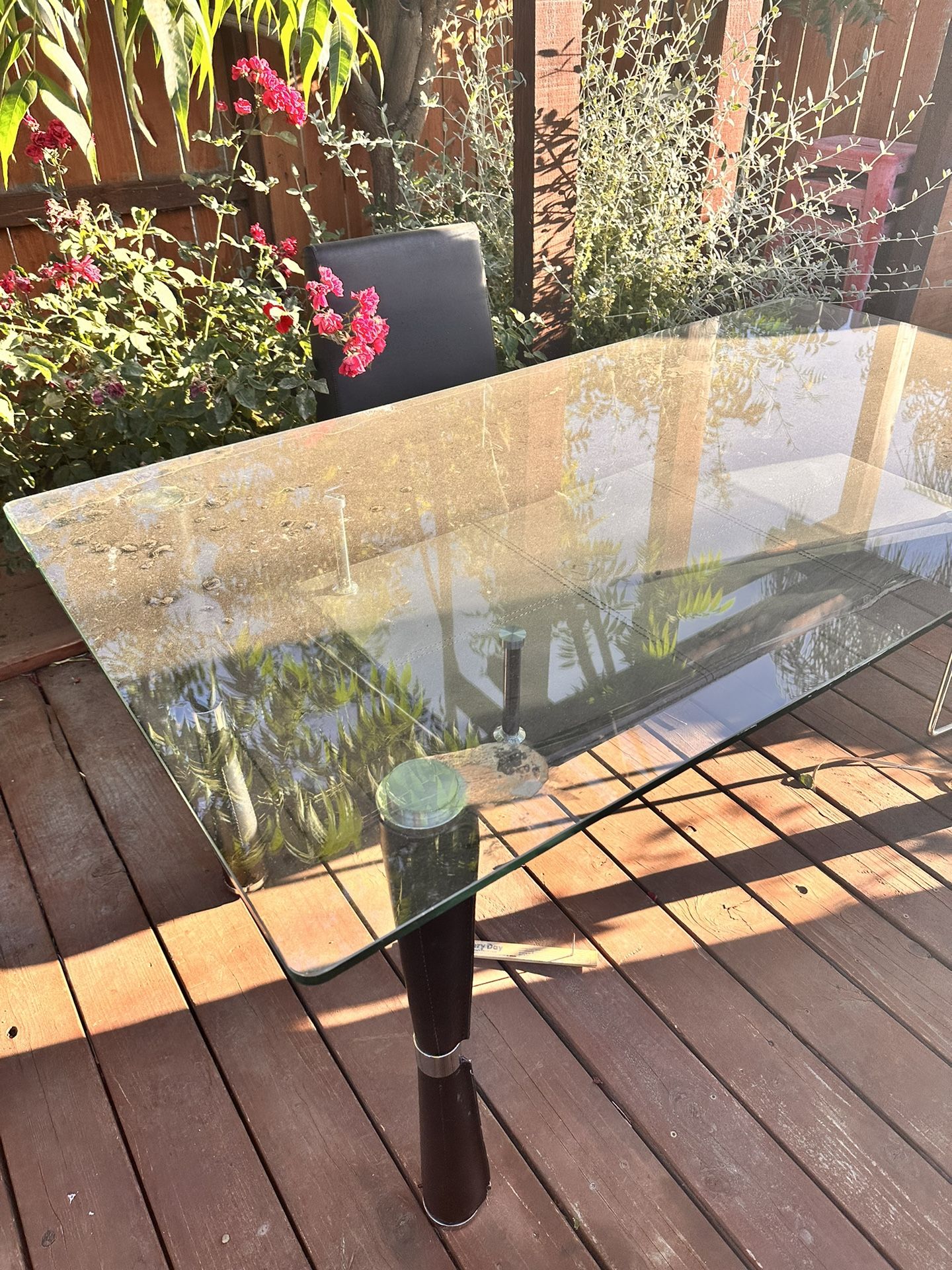 Glass Dining Table 