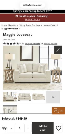 Like-New Maggie Loveseat Sofa – Great Condition!