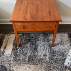 Wooden End Table 