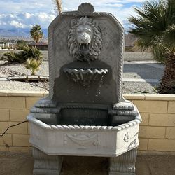 New Water Fountain Made Out Of Cement Perfect Gift 