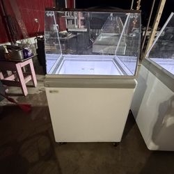 Ice Cream Freezer  Temperature Display Cabinet