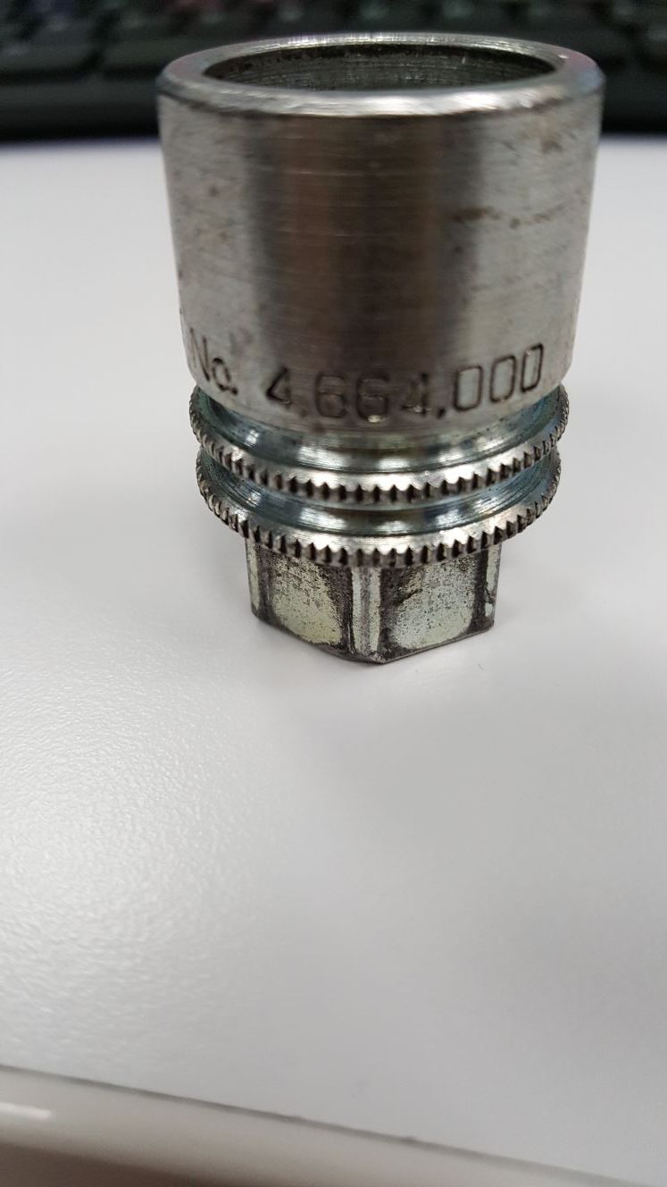 McGard Wheel Lock patent 4.664.000 tool lug key