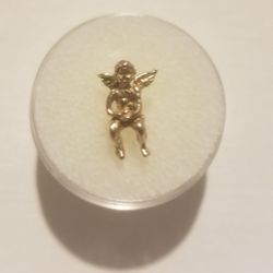 14kt. Solid 1.1 Grams Gold Angel Charm