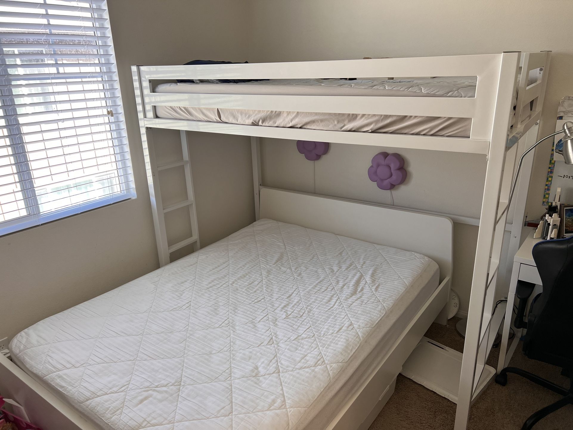 Loft bed  Frame - Twin size Bed Frame