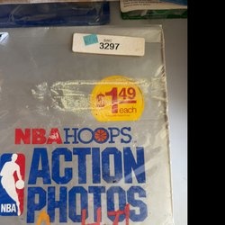 1990-91 NBA Hoops Action Photos, a series of oversized  8 × 10 8 × 1 0  glossy collectibles