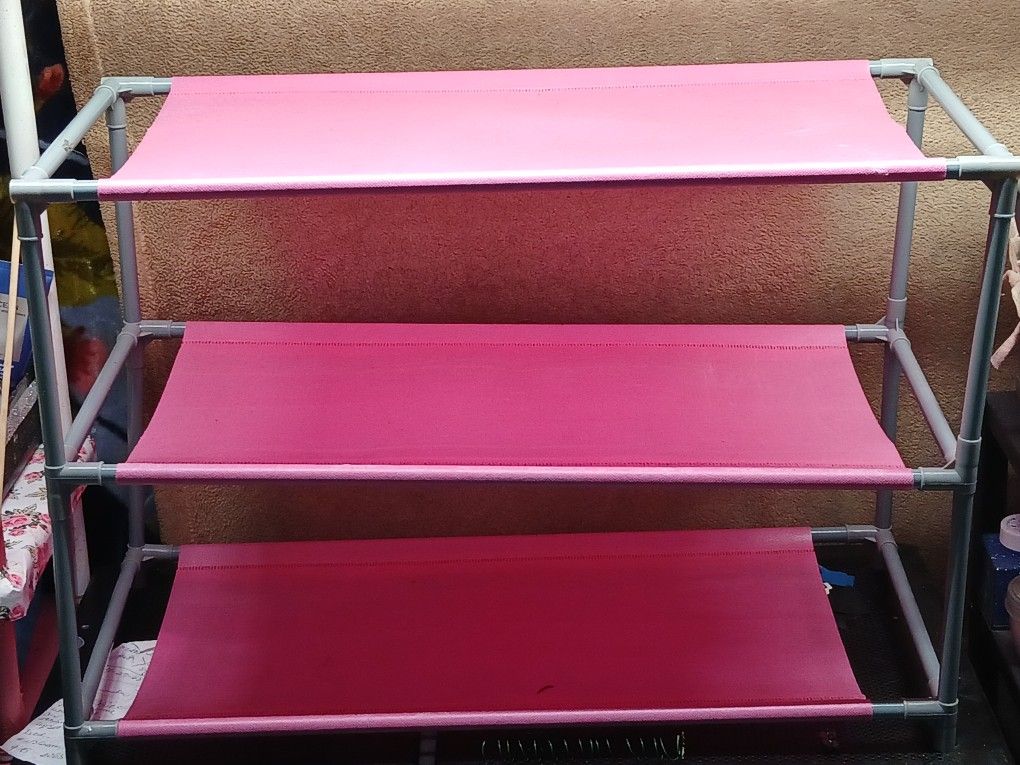 Pink Sm Shoe Rack