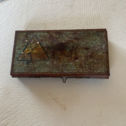 Vintage Sexauer Handy Andy Tin Box / Vintage Plumbing Advertising