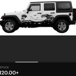 Jeep Wrangler 4 Door Sticker 