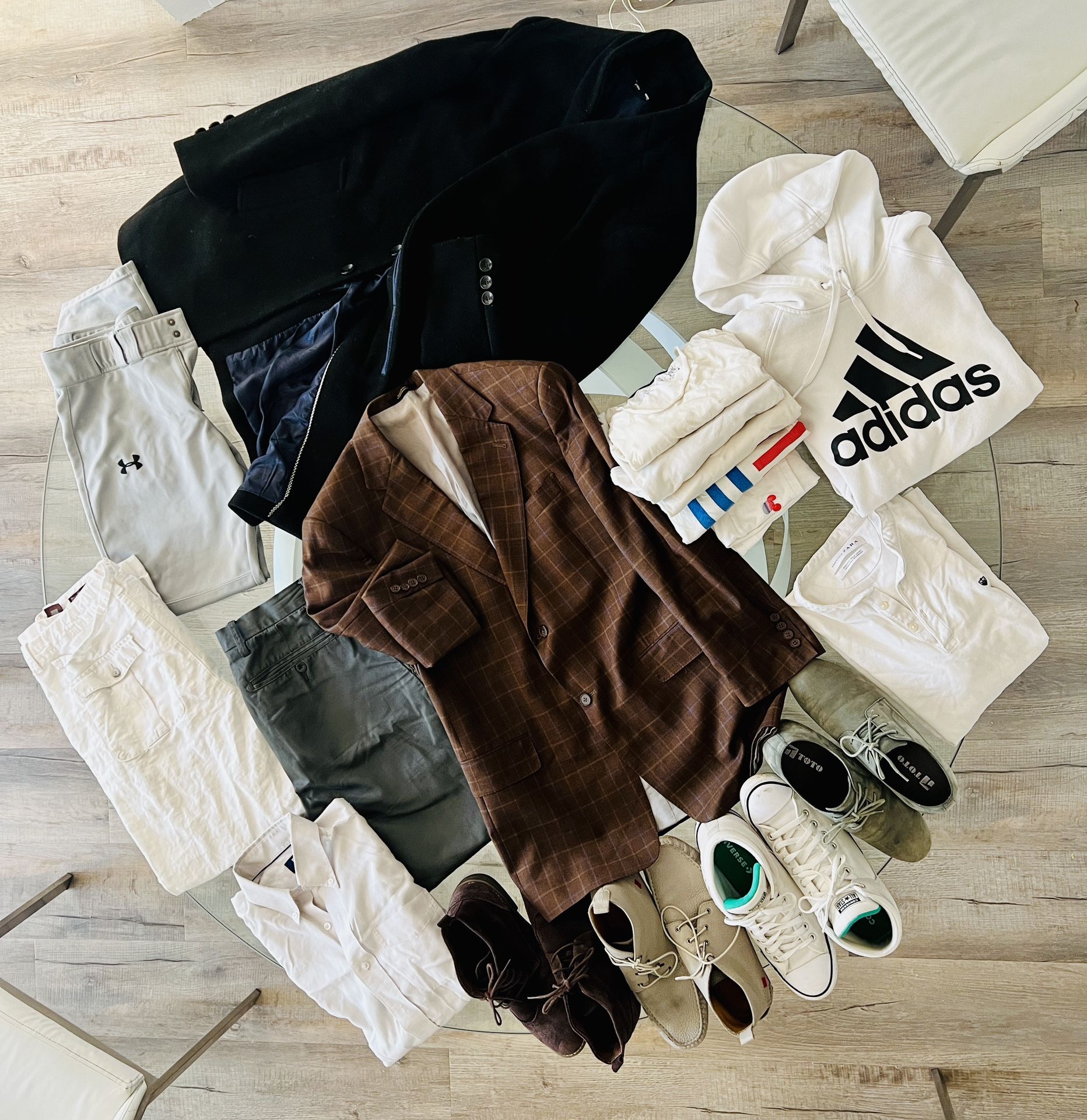 Men’s clothing bundle, price is total