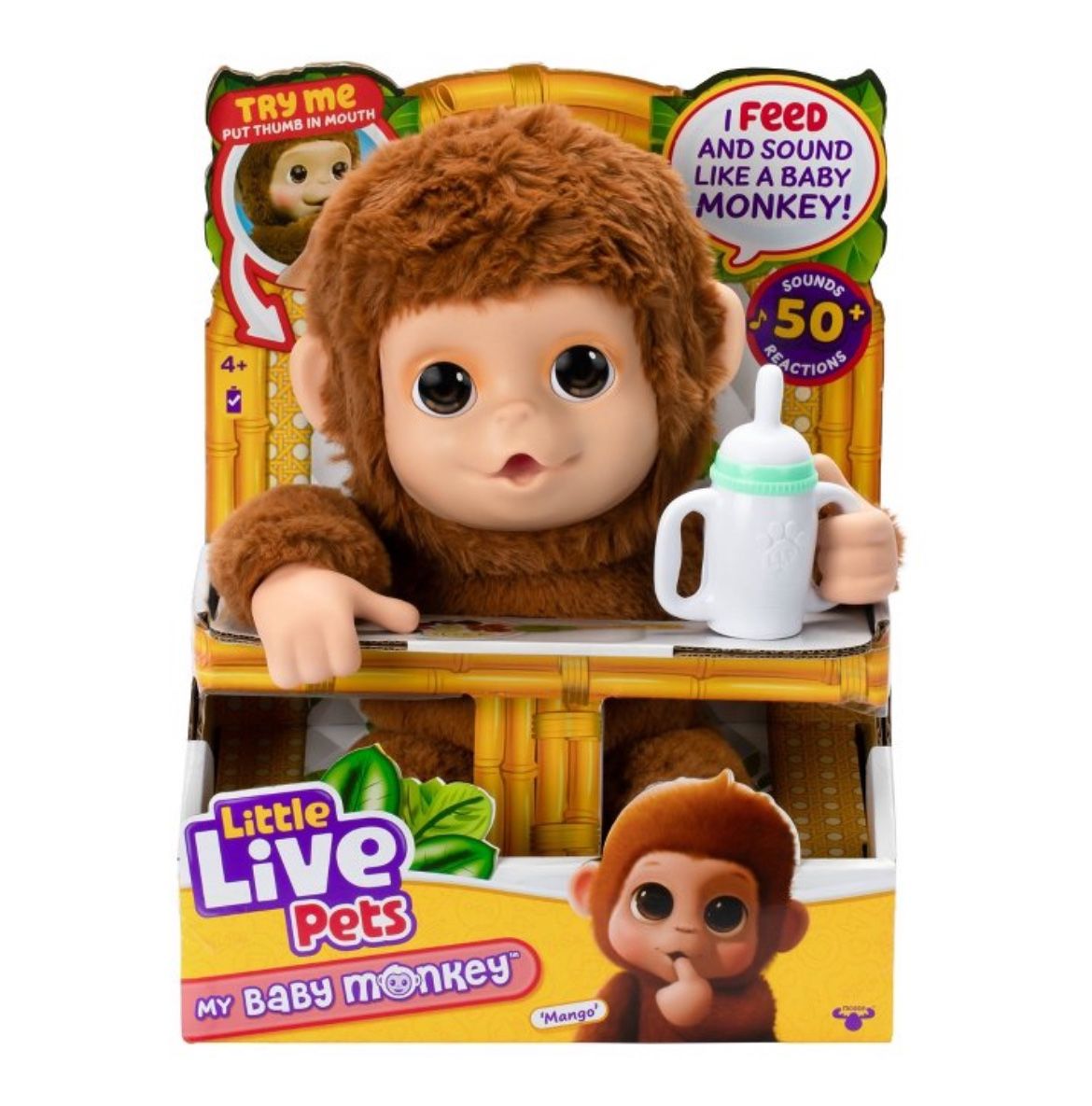 New - Little Life Pets My Baby Monkey Mango