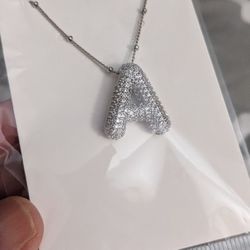 Necklace With "A" Charm