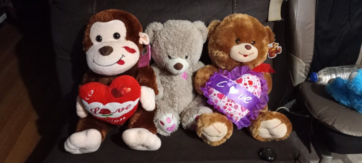 Valentine's Monkey N Bears