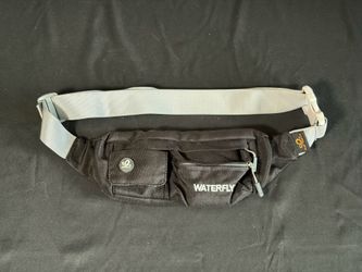 WATERFLY Fanny Pack Water Resistant Waist Pouch Fanny Pack Cross Body Bag