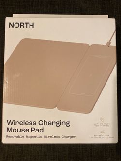 North Wireless Charging Mouse Pad With Removable Magnetic Wireless Charger