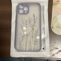 Purple Lavender iPhone 14 Case