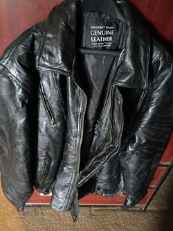 Black leather jacket bomber made in Italy
