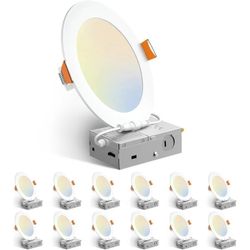 LED Recessed Ceiling Lighting 12 Pack