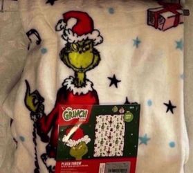 NEW CHRISTMAS PLUSH THROW THE GRINCH