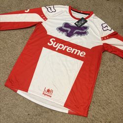 supreme  X fox jersey